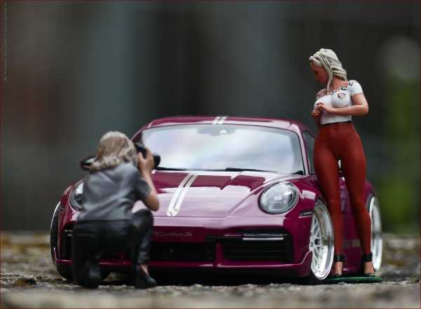 1:18 Russian Girl - Handmade - 3D - Unique -